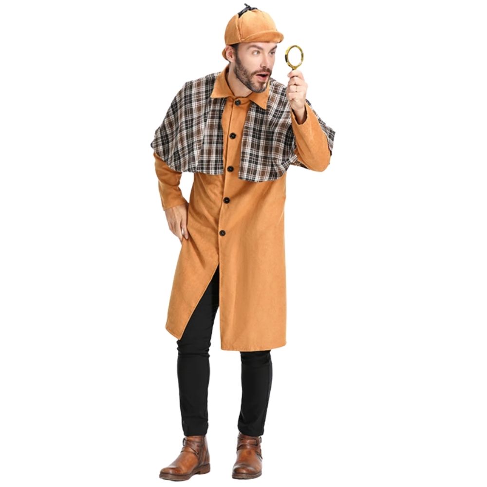 תחפושת בלש גבר - שרלוק הולמס האגדי🕵️‍♂️