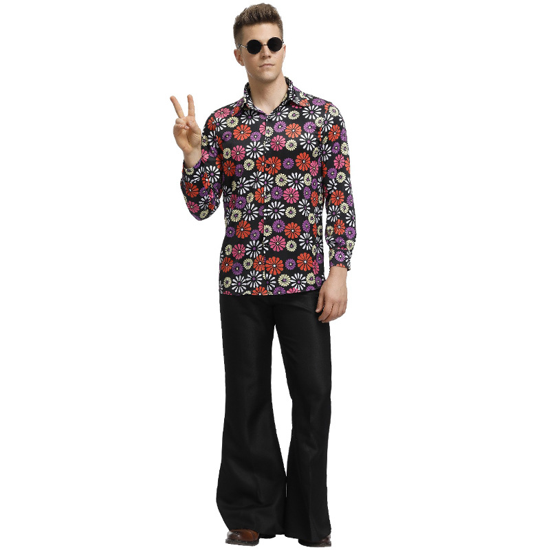 תחפושת היפי פרחוני לגבר🌼✌️