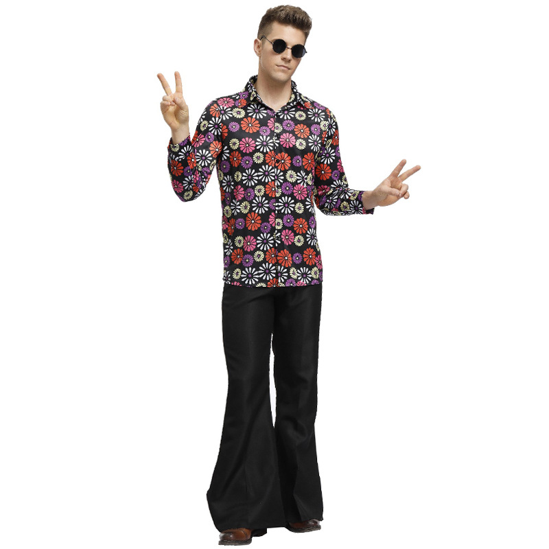 תחפושת היפי פרחוני לגבר🌼✌️