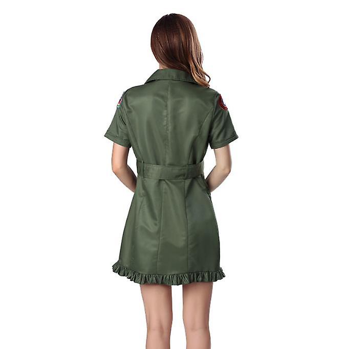 תחפושת טייסת בשמלה - לוק צבאי נשי, חד ומדויק✈️