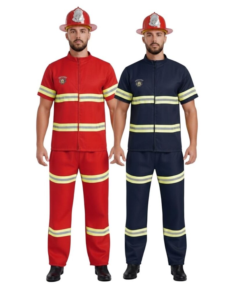 תחפושת כבאי לגבר – שחור או אדום 🔥