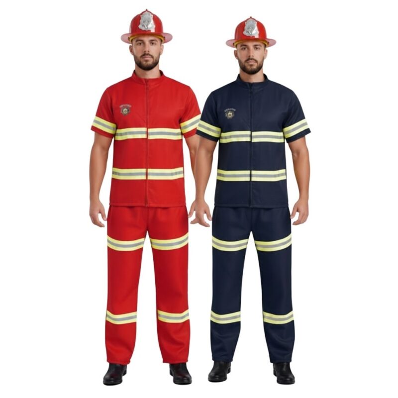 תחפושת כבאי לגבר: שחור או אדום