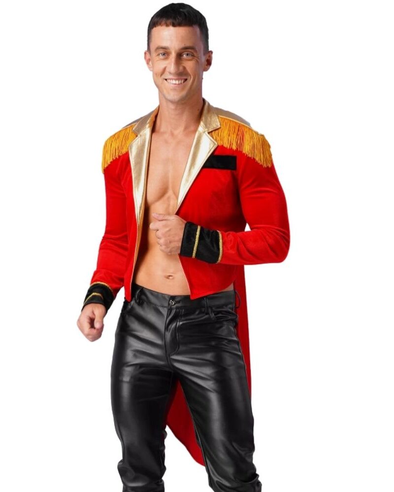 תחפושת מאלף האריות לגבר – לוק קרקסי, נוצץ ומלא נוכחות! 🦁🔥