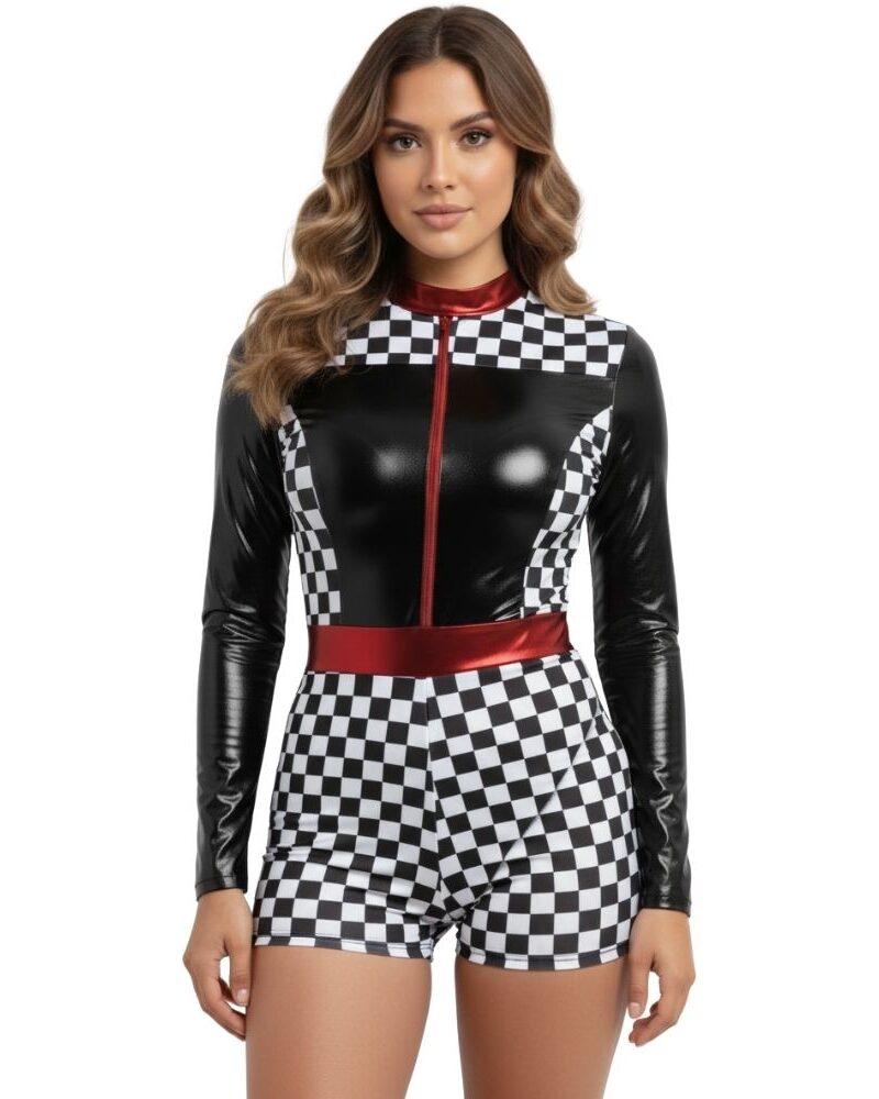  תחפושת נהגת מרוצים מעוצבת לנשים 🏁