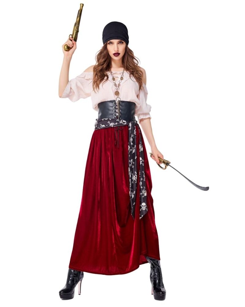 תחפושת פיראטית לנשים דגם סקרלט האגדית 🏴☠️מידה M
