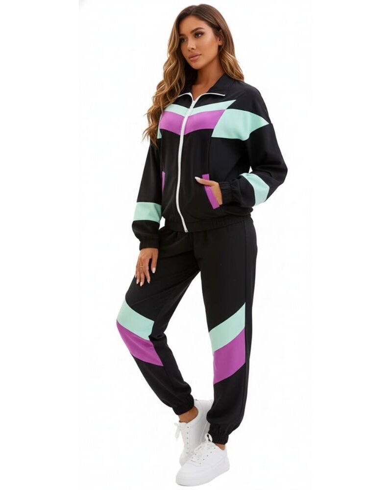 תחפושת רטרו נשית - לוק אייטיז משוגע שגונב את כל ההצגה! 💜💚✨