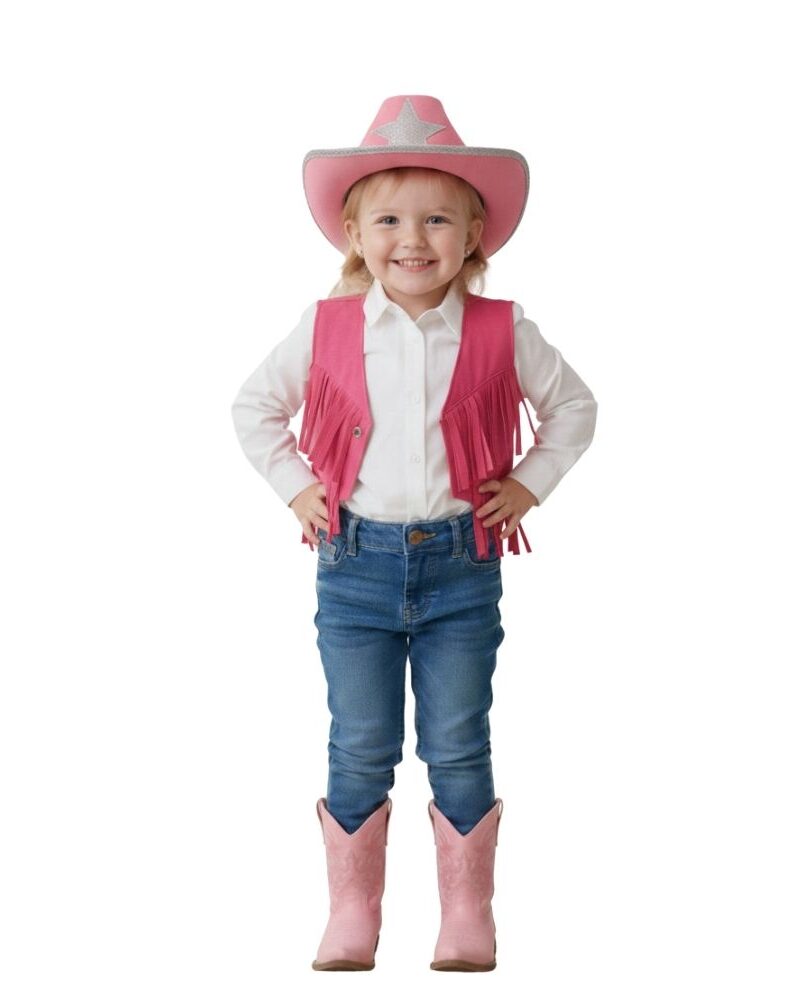 וסט פרנזים ורוד לתינוקות 💖✨