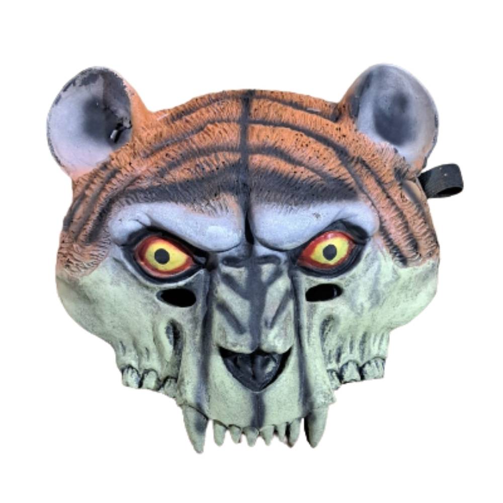 מסכת נמר אימתנית PU - מראה פראי ומצמרר לפורים והאלווין 🐯