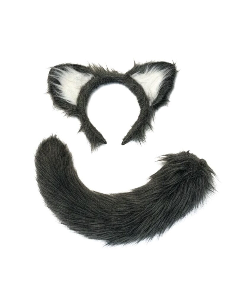 סט לתחפושת זאב 🐺זנב עבה וקצר