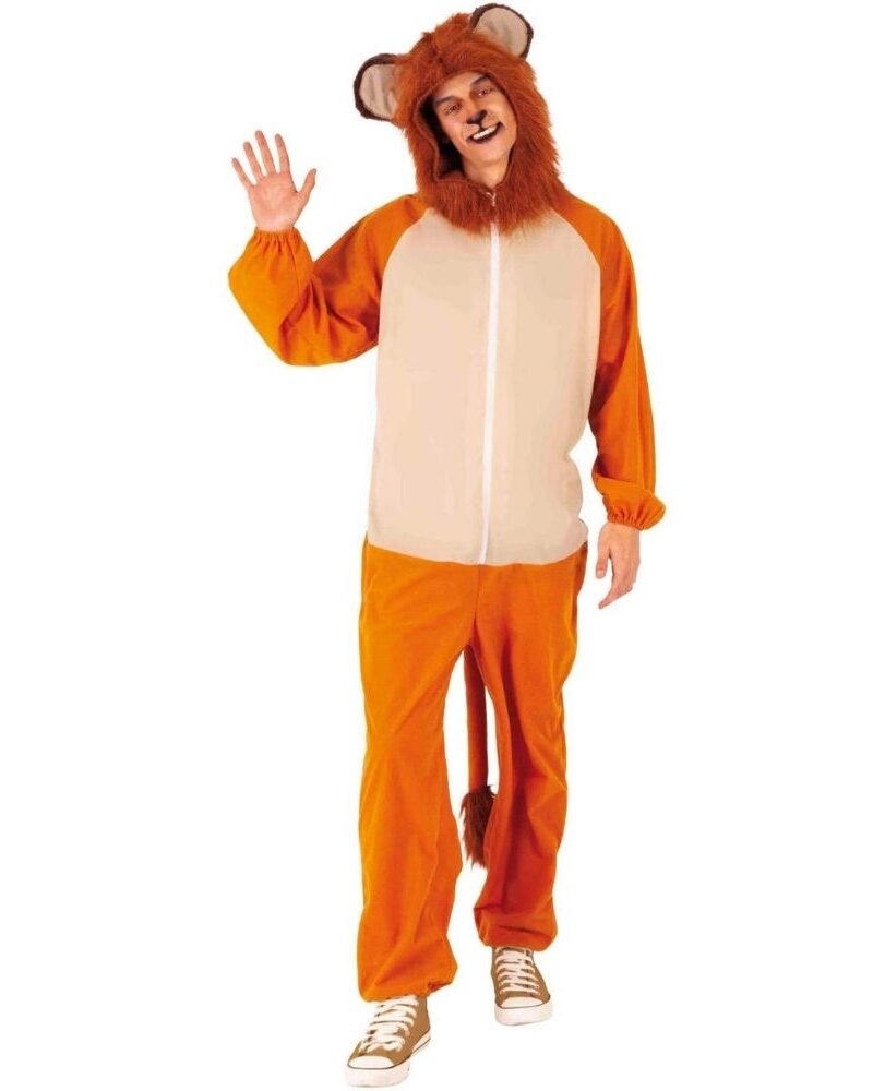 תחפושת וונזי אריה לנשים וגברים : אוברול חמים, כיפי ומצחיק 🦁✨