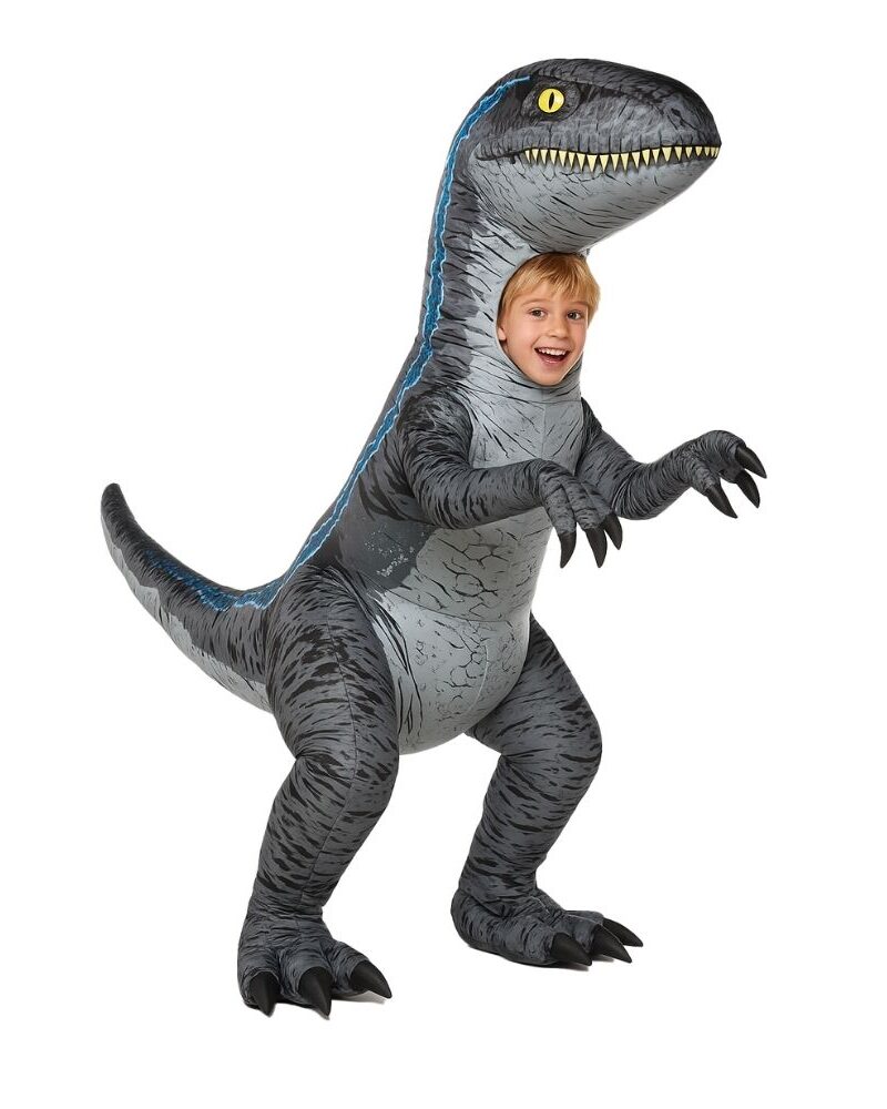 תחפושת וולוסירפטור מתנפחת לילדים 🦖⚡