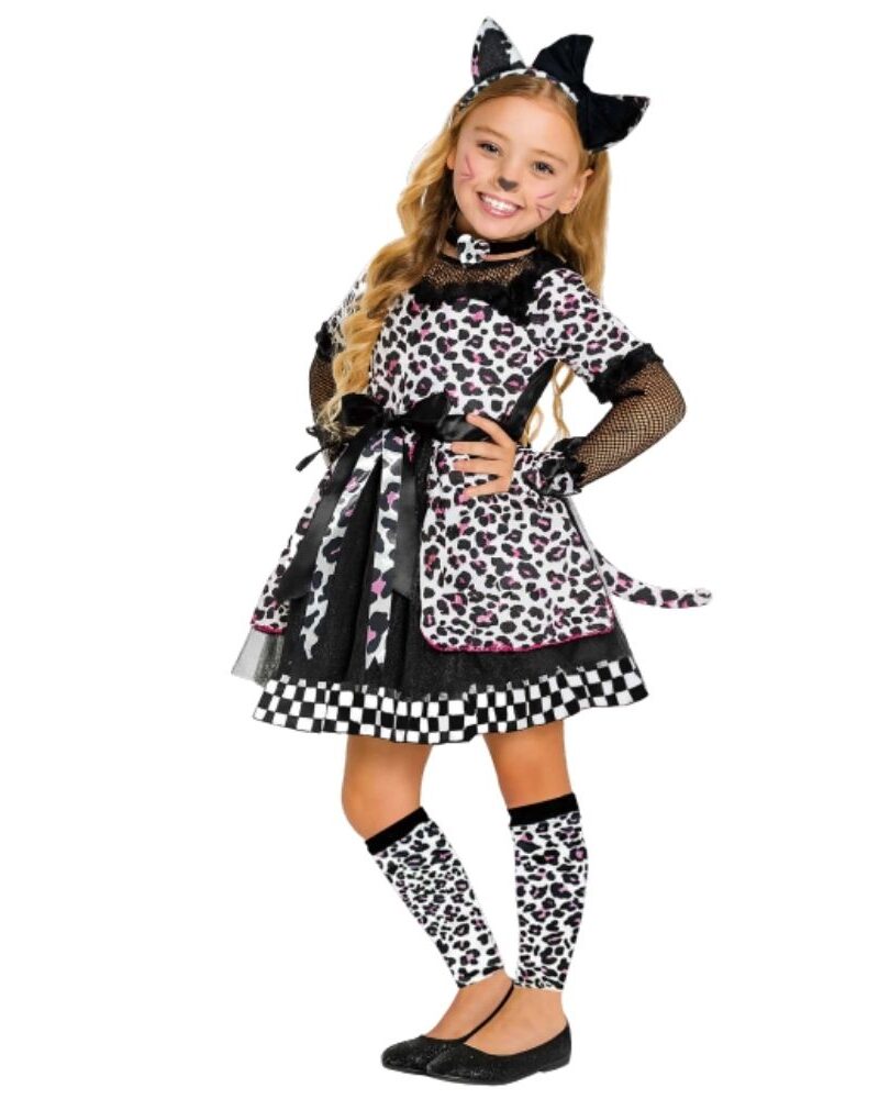 תחפושת חתלתולת רוקנרול לילדות : סט זוהר ומהפנט מבית RUBIES 🐾