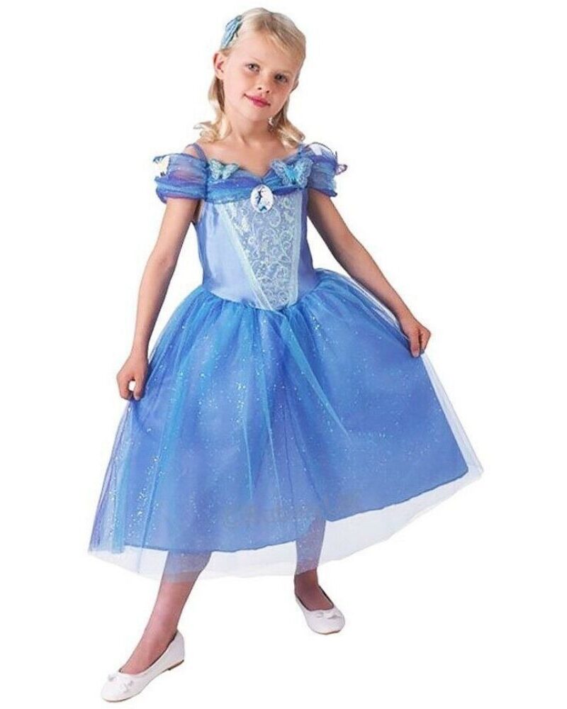 תחפושת סינדרלה לילדות מידה 3-4 ו־5-6 שנים 👑