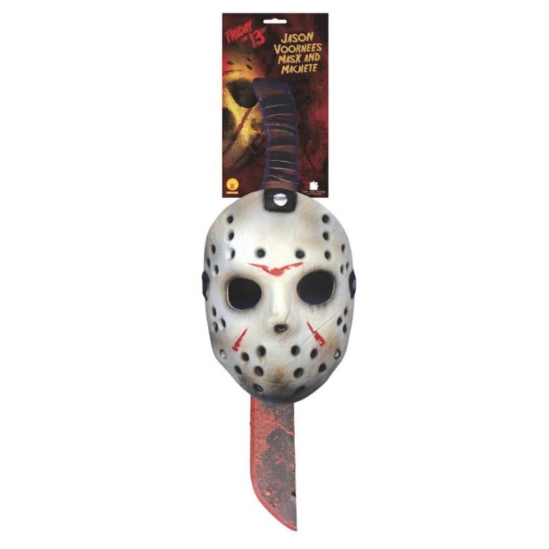 מסכה ומצ’טה לג’ייסון למבוגרים: Friday the 13th