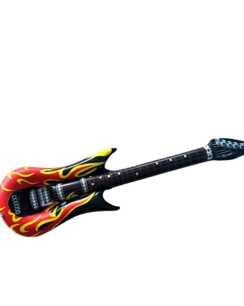 גיטרת רוק מתנפחת - עיצוב Rock Star בועט (95 ס"מ)