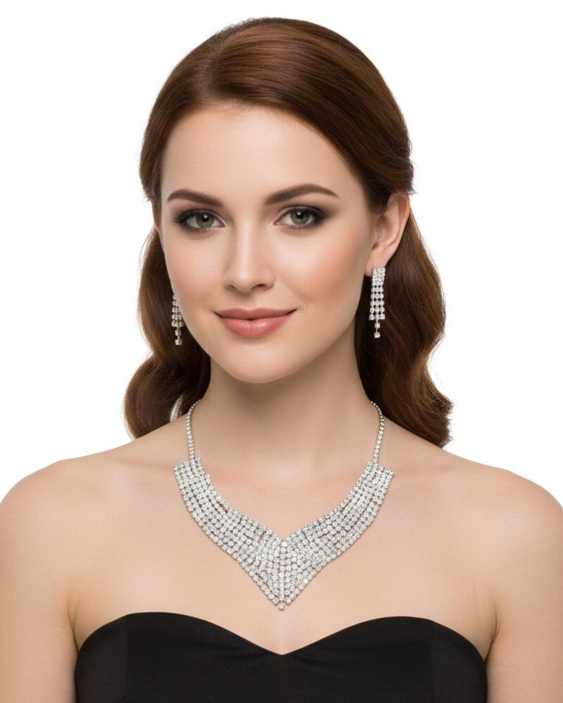 סט דמוי תכשיטי יוקרה - הטאץ' הנוצץ שמשדרג כל תחפושת