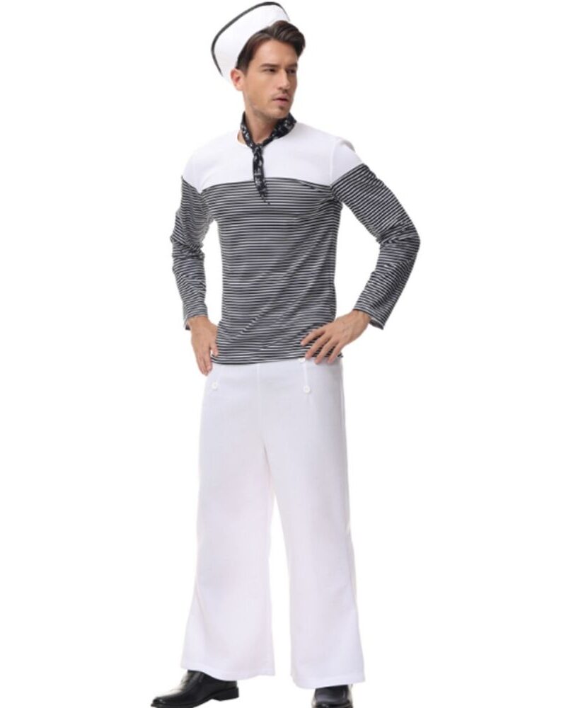 תחפושת מלח ים יוקרתית לגבר - המראה הקלאסי והכריזמטי המושלם