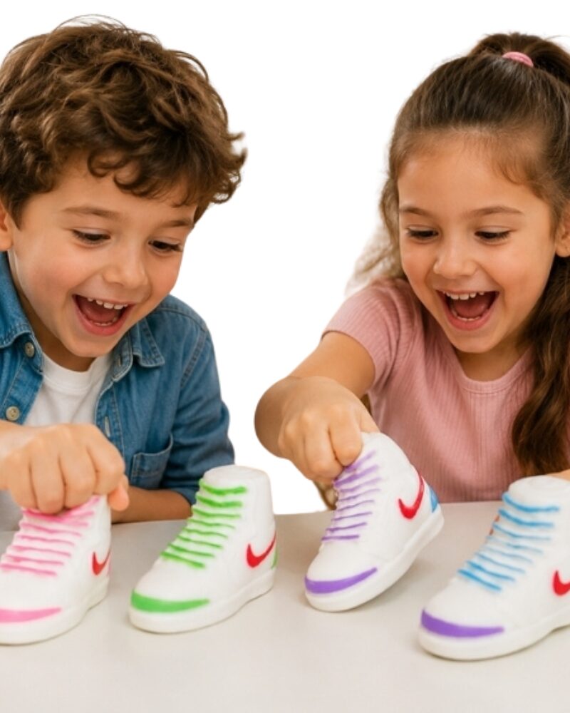 נידו סניקרס לחיץ מג'לי רך, צעצוע אנטי סטרס לילדים מגיל 3