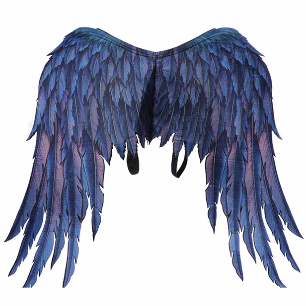 כנפיים מלאך ענקיות כחולות עשויות מחומר איכותי וקל PVC