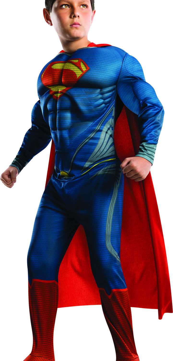 תחפושת סופרמן סופר דלוקס שרירי ילדים