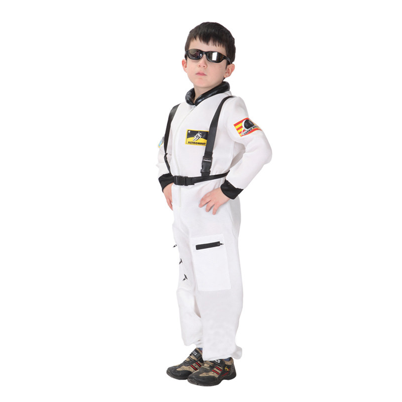 תחפושת אסטרונאוט לבן לילדים NASA