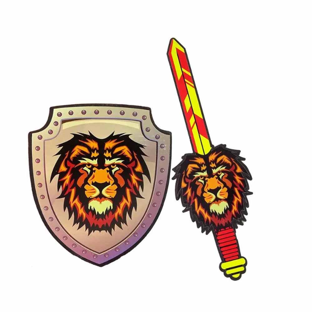 חרב ומגן ספוג מלך אריה לילדים